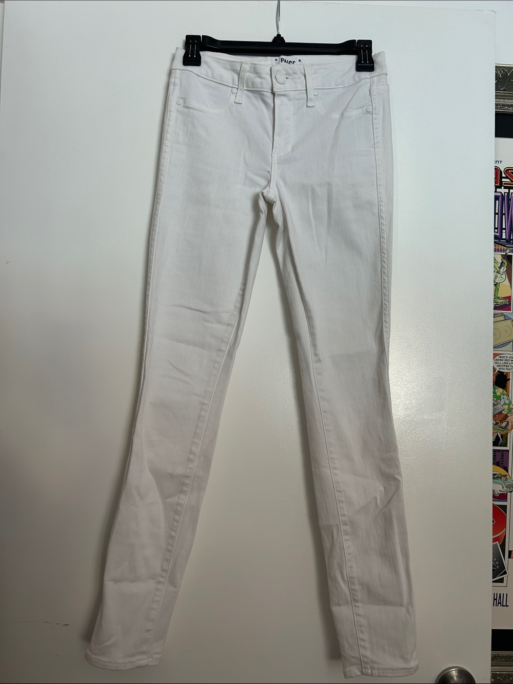 PAIGE Bright White Denim Pants